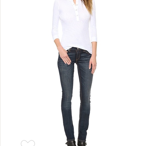 rag & bone Denim - Rag & bone size 24 mid rise cigarette jean
